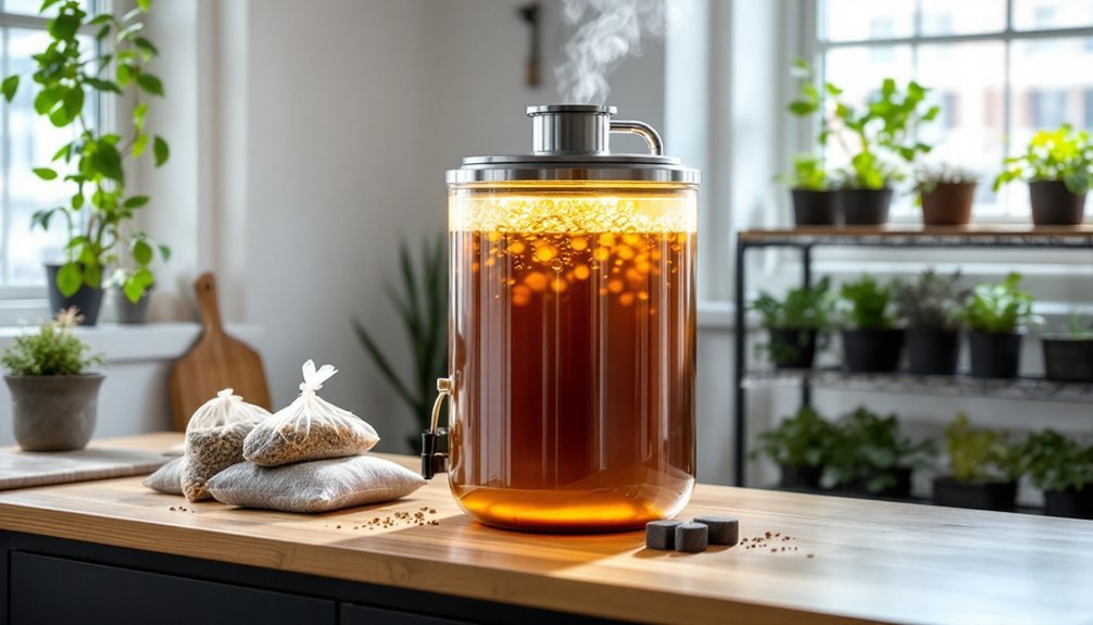 apartment friendly compost tea brewers