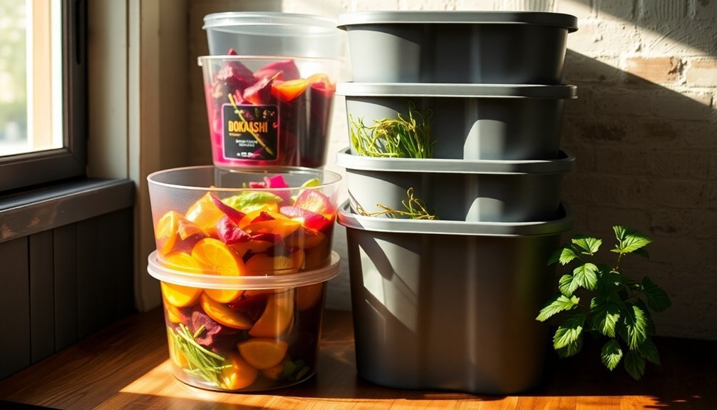 compact layered composting solution