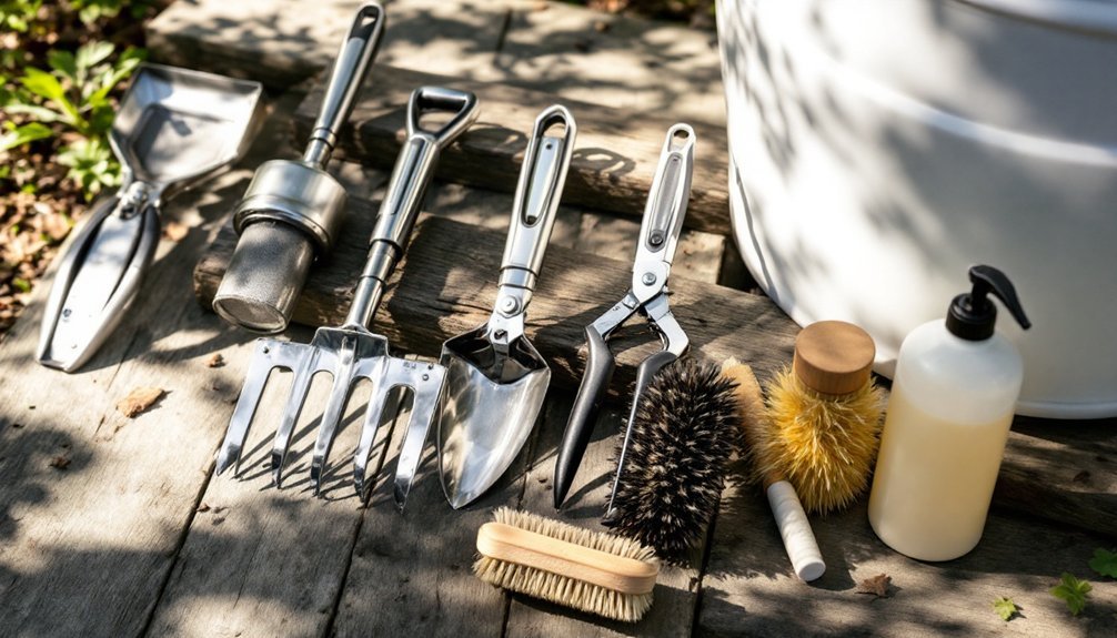 compost bin maintenance tools