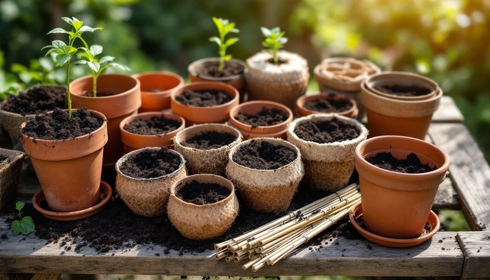 compost friendly plant pots