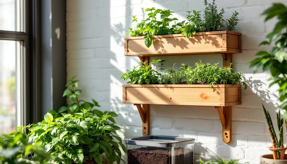 mini herb gardens for apartments