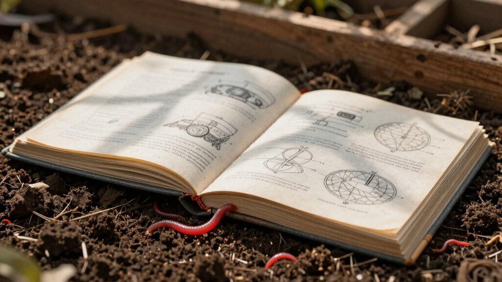 two top worm composting guides