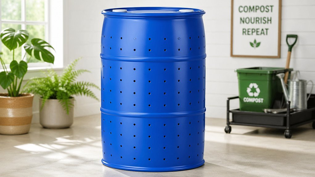 55 gallon indoor compost tumbler airflow