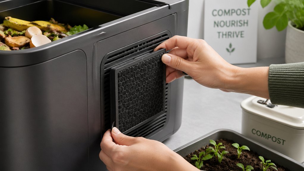 activated carbon filter ensures airflow