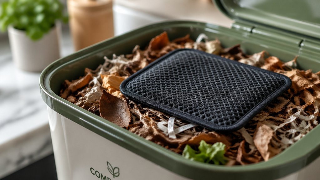 activated carbon filters with browns for odor control