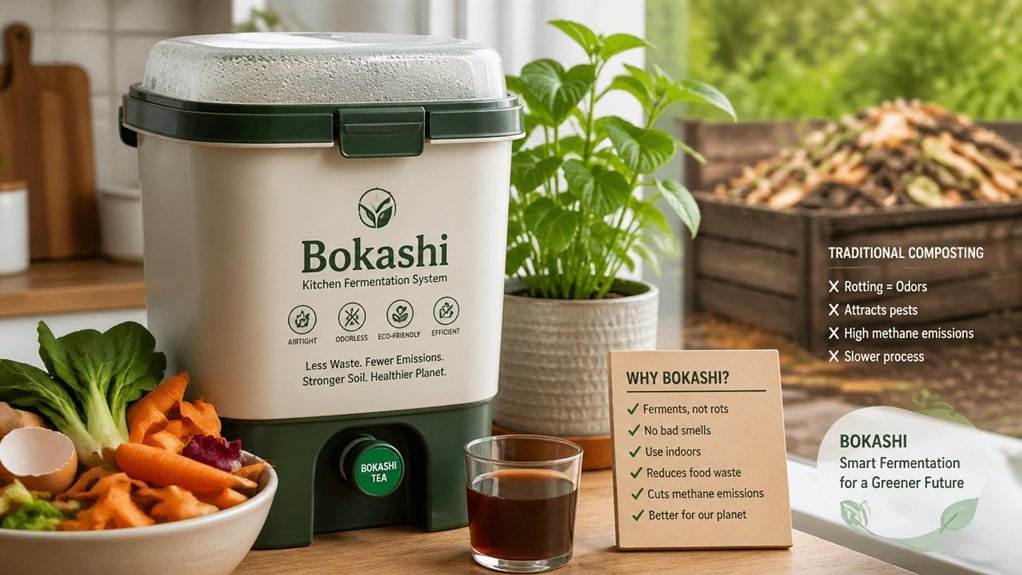 airtight bokashi cuts emissions