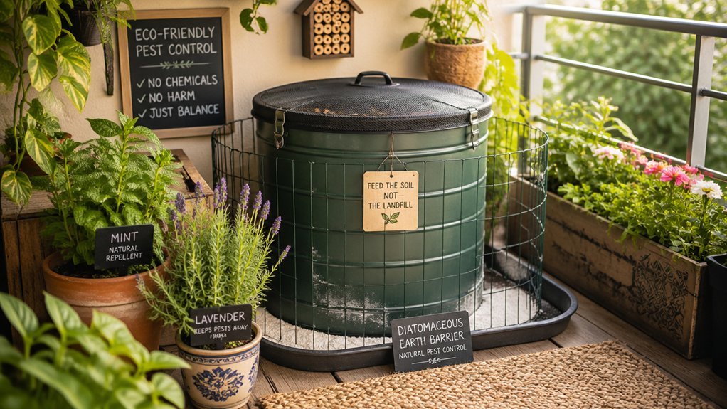balcony compost pest proofing tips