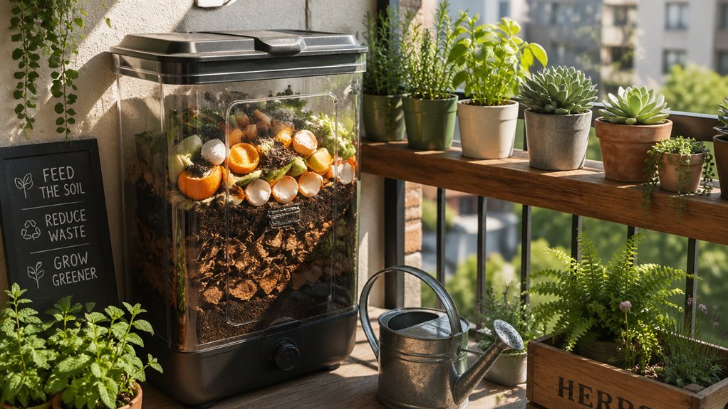 balcony specific composting method choices