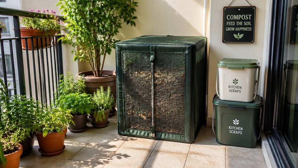 clear balcony seal sweep deter rodents
