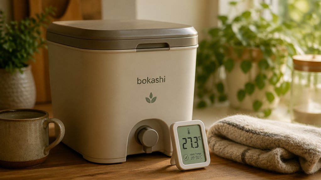 controlled warmth steady bokashi conditions