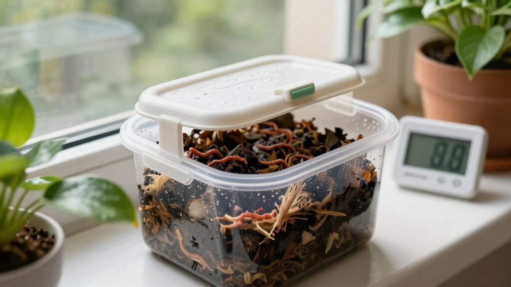 cool dark spot damp bedding small portions