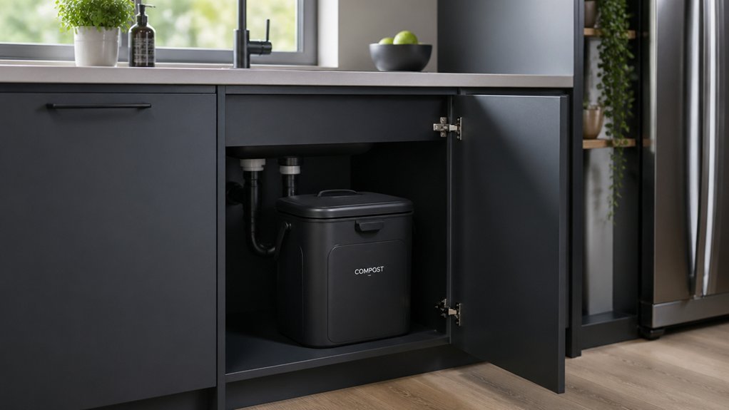 cool under sink compost placement odors