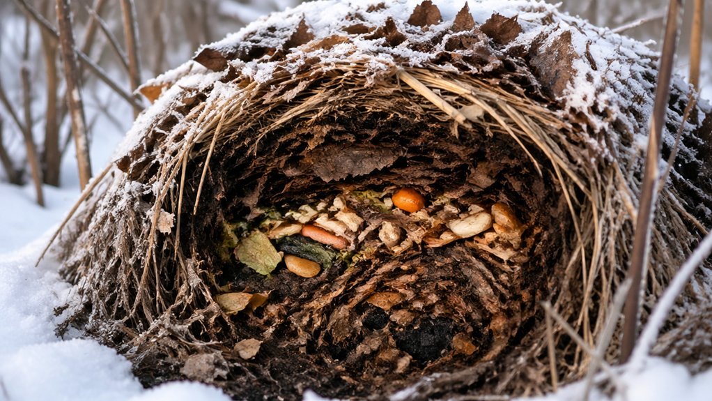 core heavy hollow compost nest construction