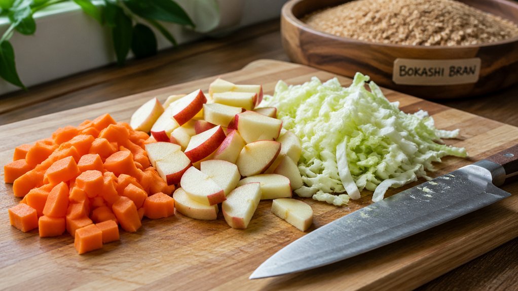 cut food into uniform pieces