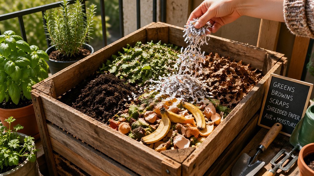 What Makes Perfect Balcony Compost: Exact Mix Ratios?