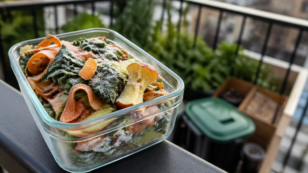 Why Freeze Food Scraps Before Balcony Composting?