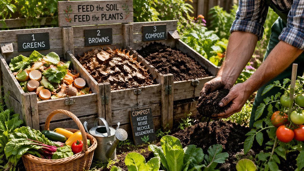 harvest and apply finished compost