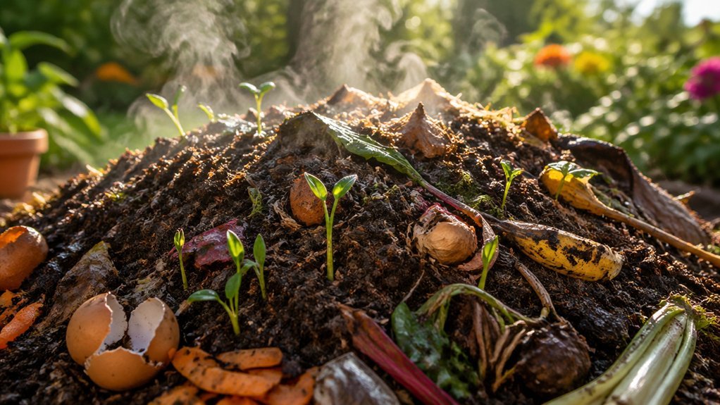 healthy compost smells like forest earth