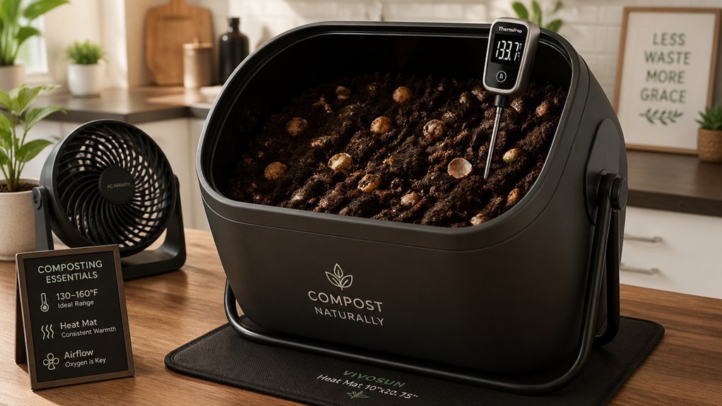 Temperature Control Tips for Indoor Tumbler Composting