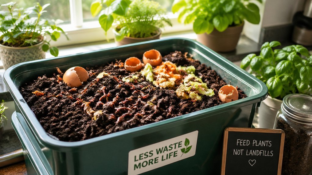 indoor vermicomposting waste to resource compact odor controlled