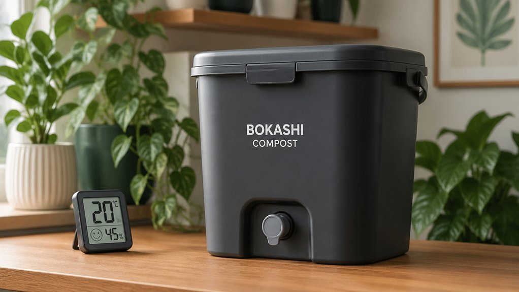 keep bokashi bin warmth consistently