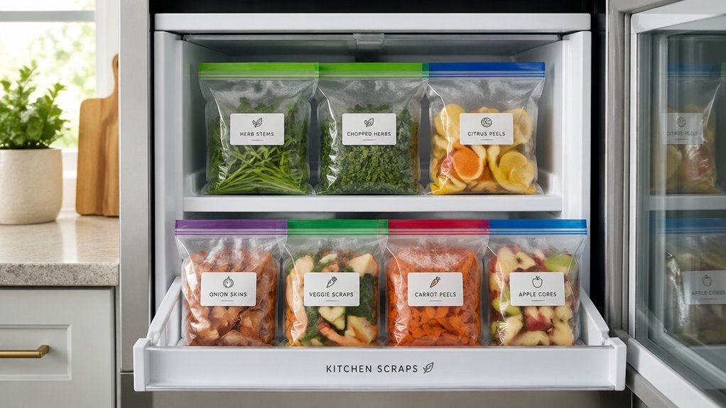 label stock rotate freezer scraps