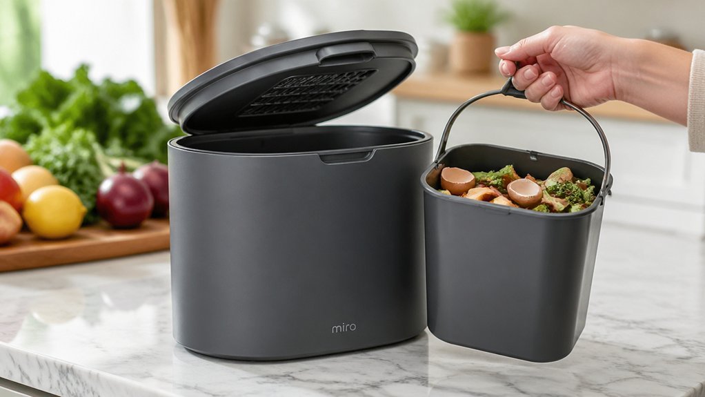 lid design odor controls capacity cleaning