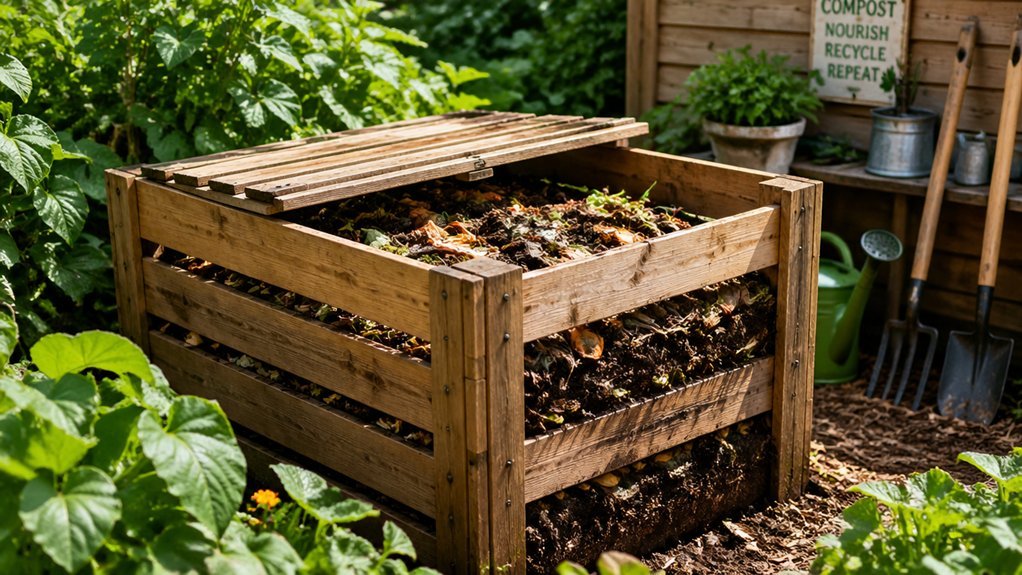line compost pail rinse empty regularly