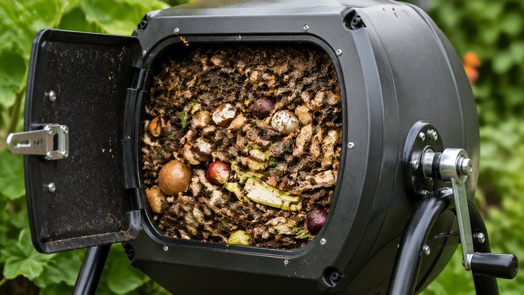 overfilled tumbler need space