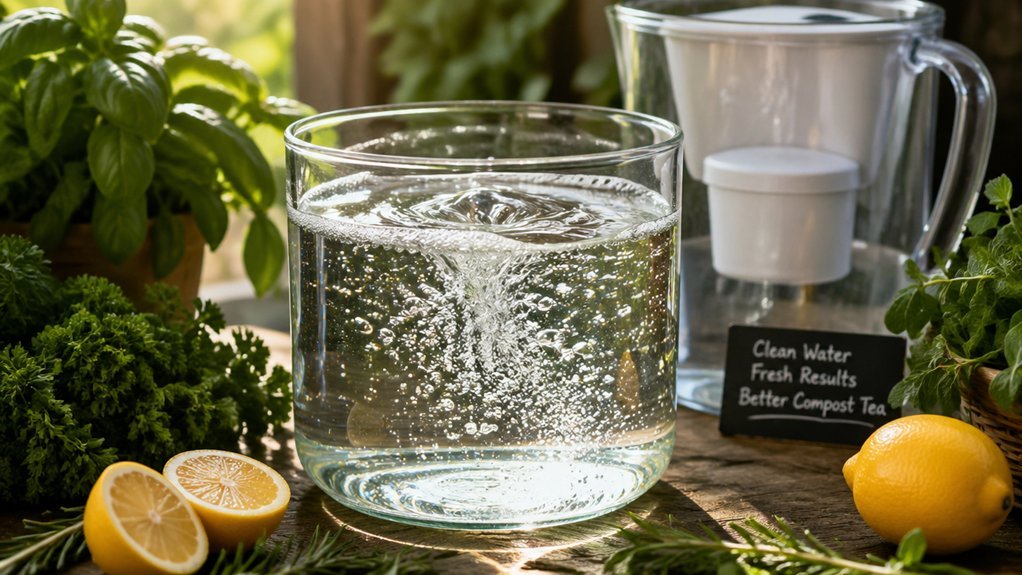 pure water reduces compost tea odor