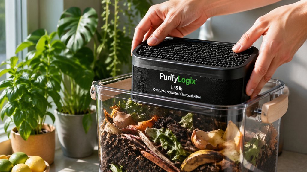 purifylogix charcoal filter maintenance