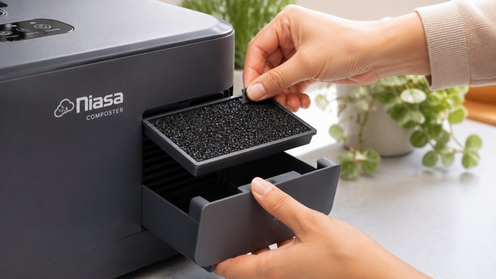 remove and refresh carbon cartridge