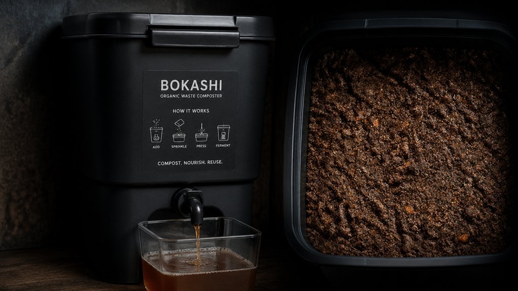 seal dark drain bokashi fermentation