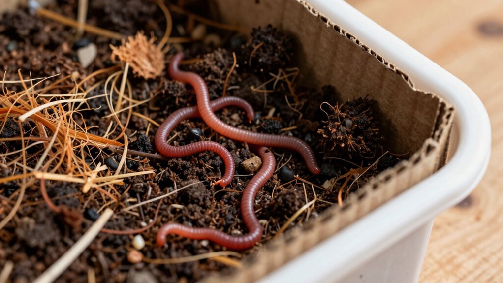 shredded cardboard and coco coir blend