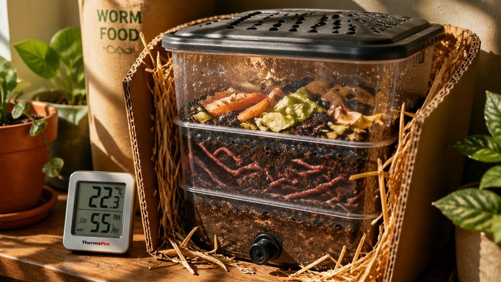 Smart Heat Management Tips For Small-Space Vermicomposting