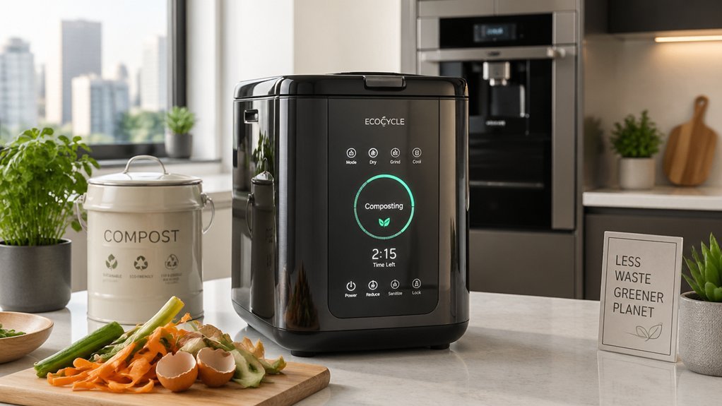 smart quiet safe apartment composter features