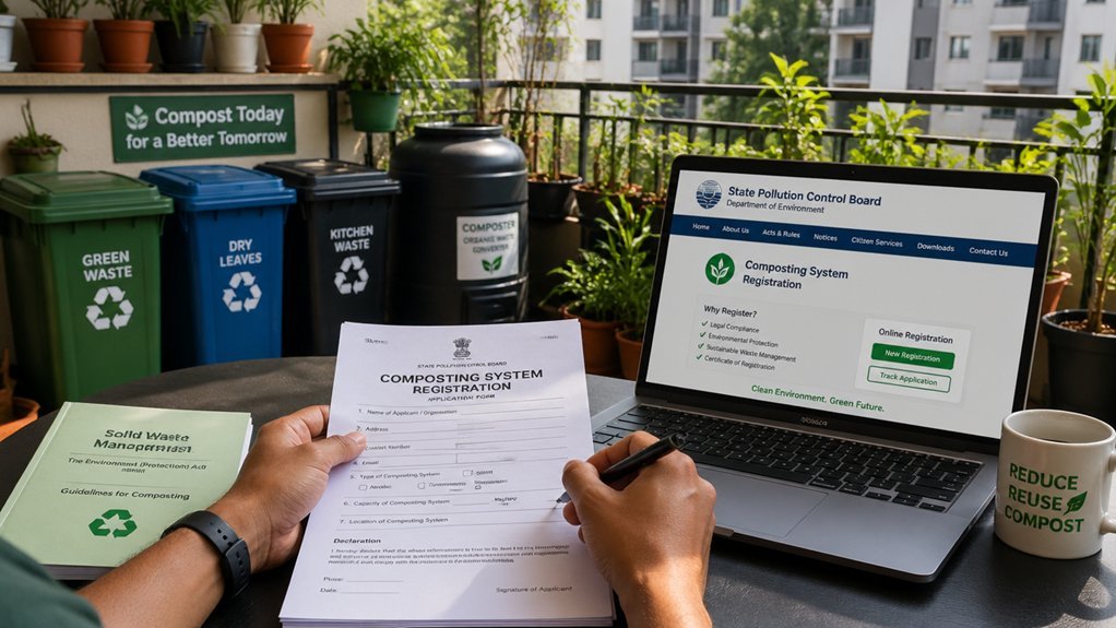 state registration for terrace composting regulations