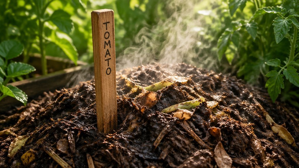 tomato stake temperature mapping