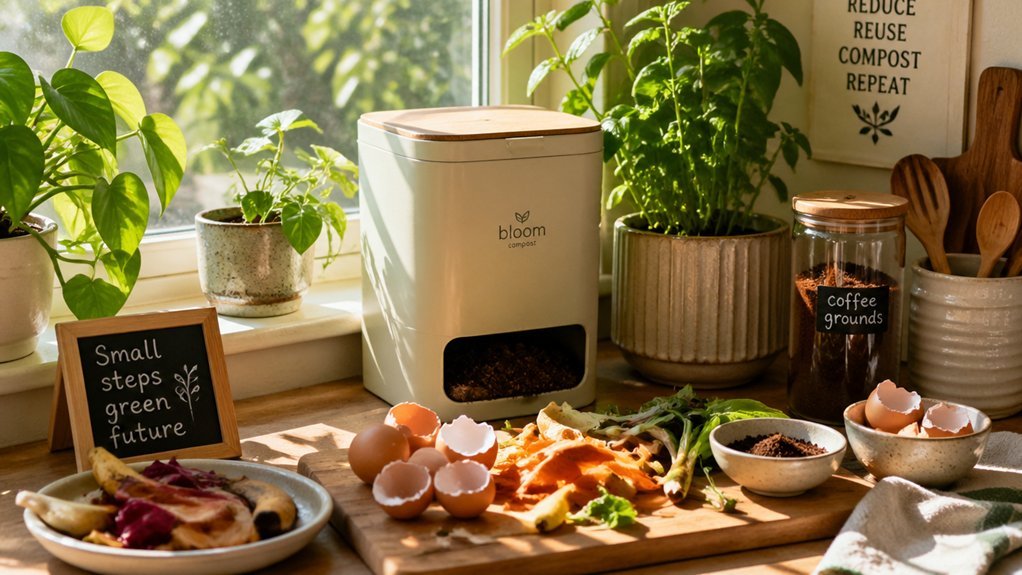 Transform Your Window Into A Kitchen Composting Station