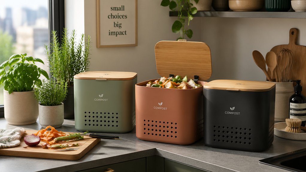 ventilated 5 gallon apartment composting