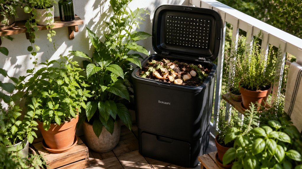 why balcony compost faces north
