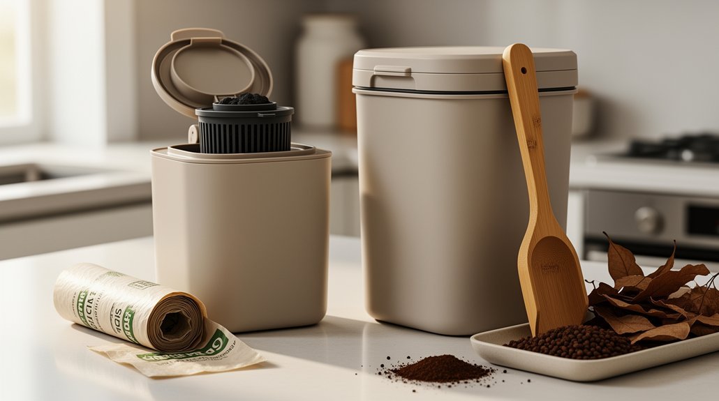 apartment friendly composting gear constraints odors power