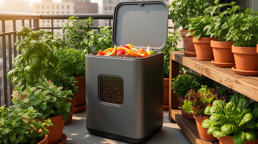 batch balcony composting predictable contained