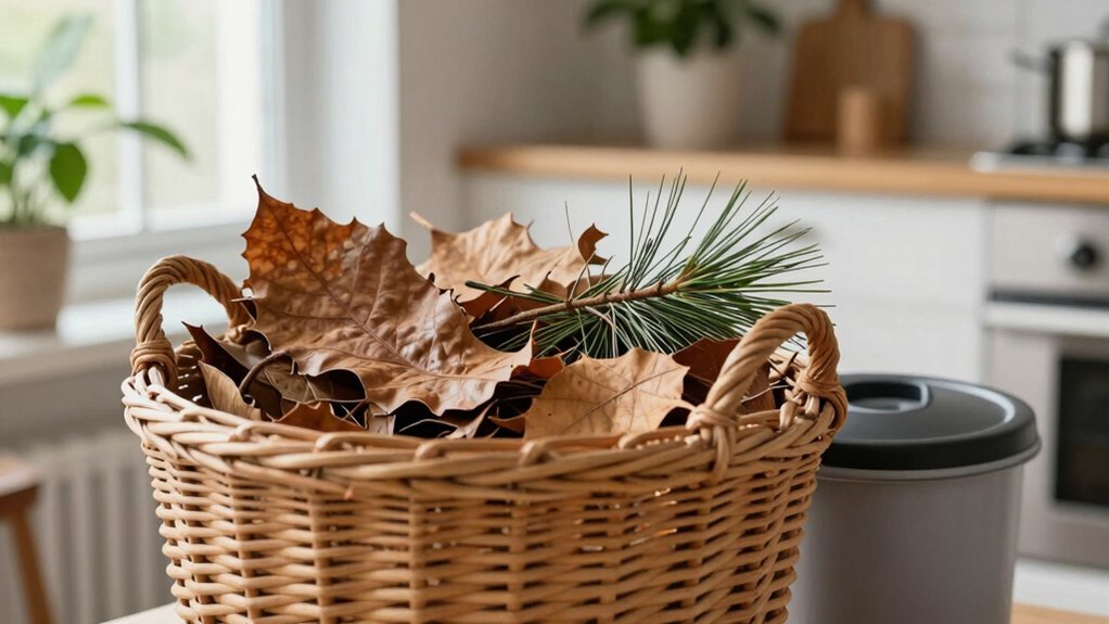 carbon rich browns prevent odor and moisture buildup