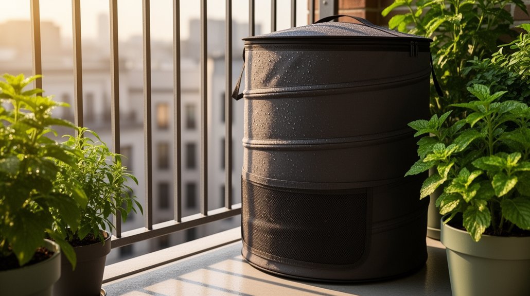 collapsible bins balance moisture