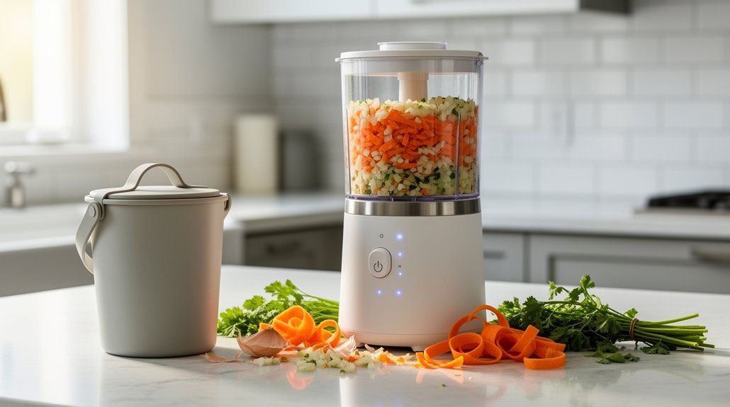 countertop electric processor reduces scraps fast