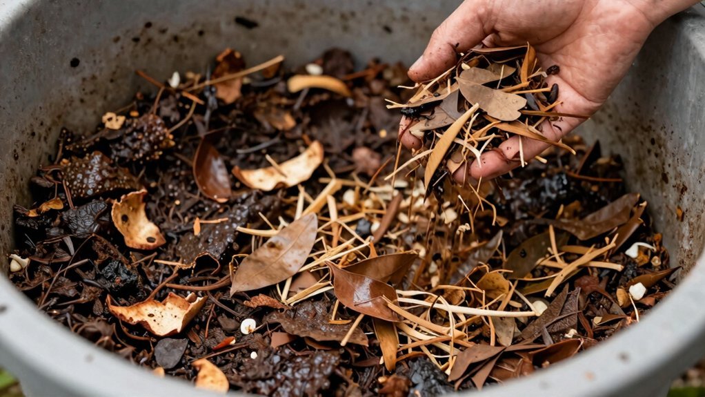 dry browns absorb excess moisture
