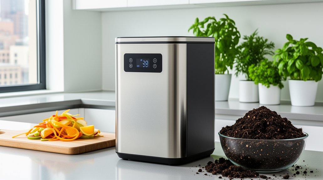 electric countertop composters accelerate composting