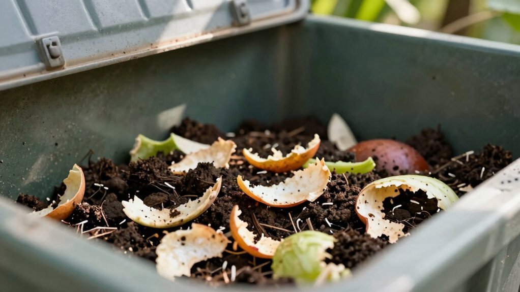 empty weekly to curb fruit flies