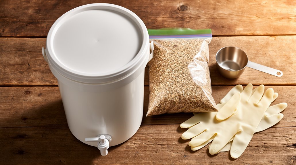 essential bokashi composting starter kit contents